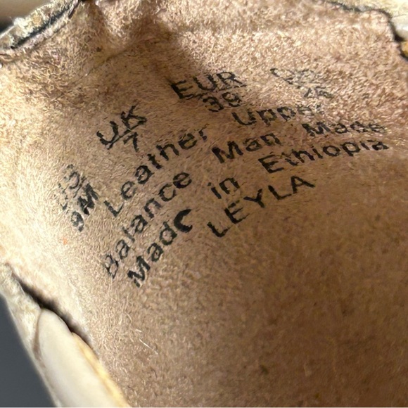 ❤️ NATURALIZER Soul Leyla Flats  Comfort Loafers Size 9M Beige Leather - Picture 8 of 9